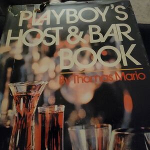 Playboy's Host & Bar Book by Thomas Mario - Black Cover